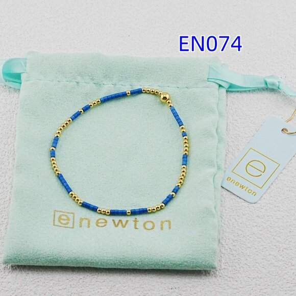 Enewton Blue Glass Tube Bead Bracelet - Picture 3 of 4